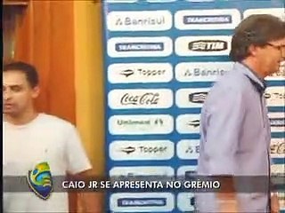 Caio Júnior é apresentado como novo técnico do Grêmio