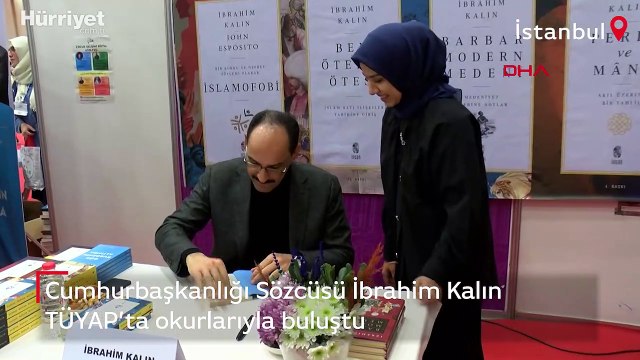 Cumhurbaşkanlığı Sözcüsü İbrahim Kalın TÜYAP'ta okurlarıyla buluştu