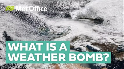 What is a weather bomb?