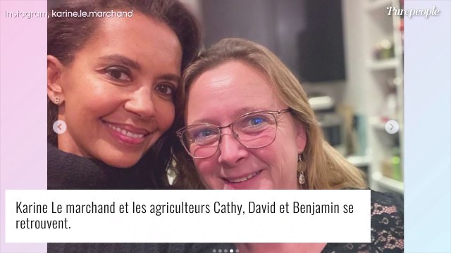 L'amour est dans le pré : Du vin, du champagne, des truffes... Karine Le Marchand gâtée avec d'anciens candidats