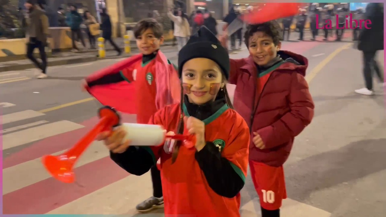 Mondial 2022 : À Bruxelles, la communauté marocaine fête la victoire des Lions