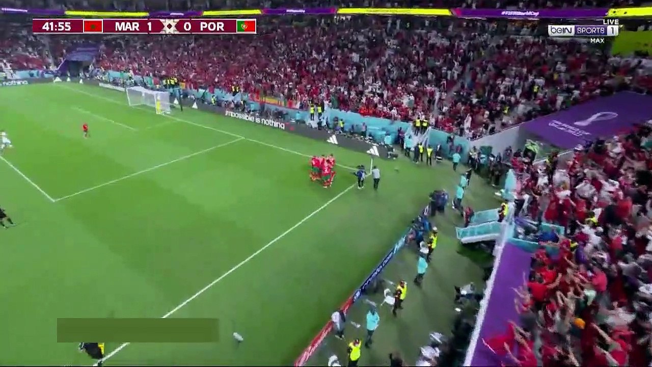 ملخص مباراة المغرب والبرتغال 1 0 كأس العالم