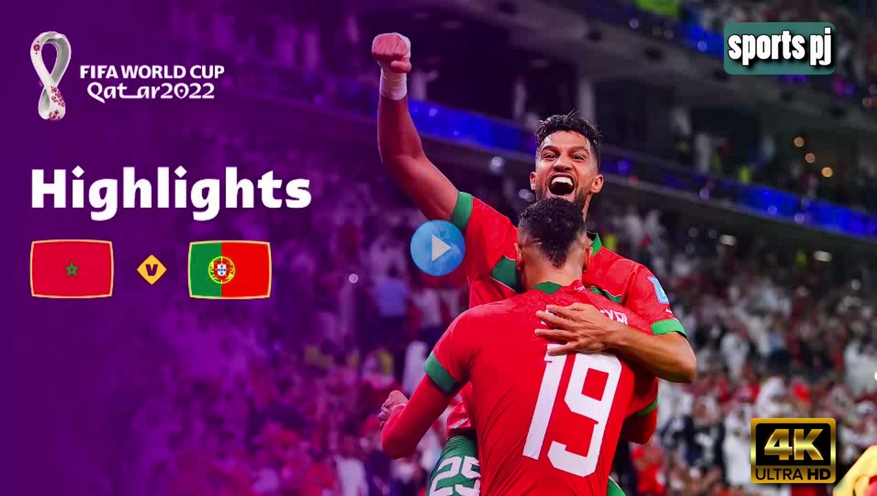 Morocco v Portugal | Quarter-finals | FIFA World Cup Qatar 2022™ | Highlights,4k uhd video  2022