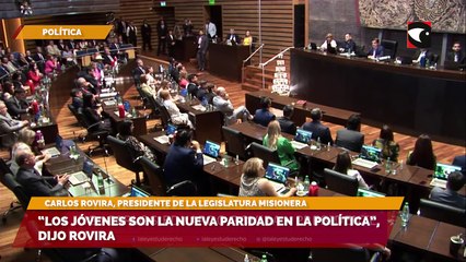“Los jóvenes son la nueva paridad en la política”, dijo Rovira