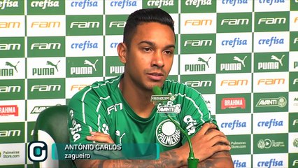 Palmeiras veja como foi a coletiva com o zagueiro Antônio Carlos