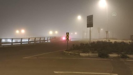 Hatay'da sis nedeniyle görüş mesafesi 10 metreye düştü