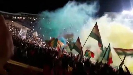 Torcedores do Sampaio Corrêa fazem festa no Castelão