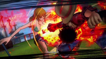 ルフィのレッドホークすべての女性にリョナ + 代替衣装また損傷した | ワンピース 燃える血