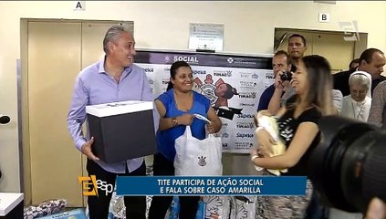 Tite participa de ação social e fala sobre “Caso Amarilla”