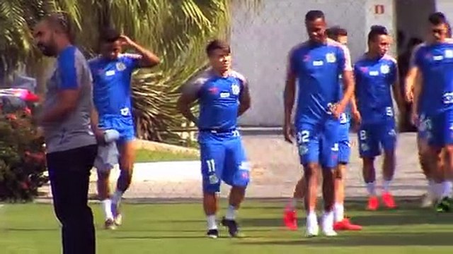 Imagens do treino do Santos desta terça-feira