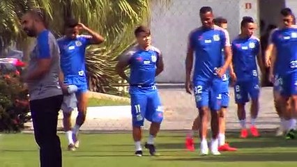 Imagens do treino do Santos desta terça-feira