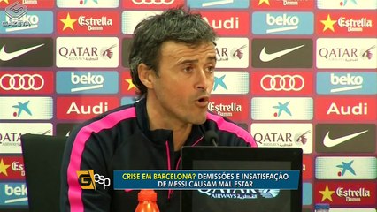 Técnico do Barcelona nega problemas com Messi
