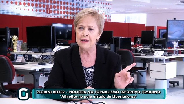 Regiani Ritter Athletico no pote errado da Libertadores
