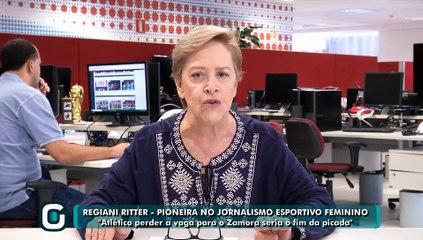 Regiani Ritter; Atlético-MG perder a vaga para o Zamora seria o fim da picada