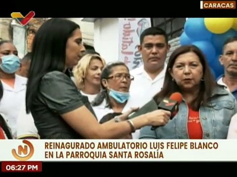 Reinauguran ambulatorio Luis Felipe Blanco en la parroquia Santa Rosalía en Caracas