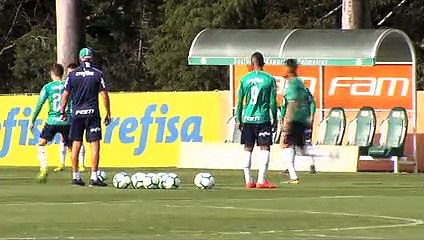 Imagens do treino do Palmeiras desta segunda-feira