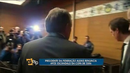 Presidente da Federação Alemã renuncia após escândalo da Copa de 2006