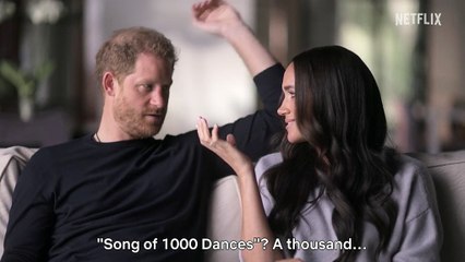 Harry & Meghan look back at their first dance in new Netflix teaser