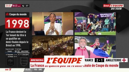 Deschamps savoure la victoire face à l'Angleterre : - CM 2022 - Bleus