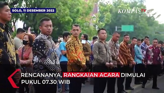 Suasana Jelang Kirab Pernikahan Kaesang dan Erina di Loji Gandrung, Mulai Dipadati Masyarakat