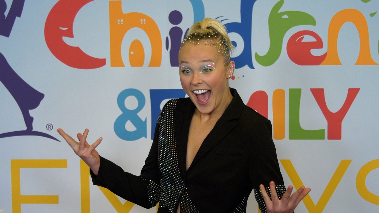 JoJo Siwa "First Annual Children's & Family Creative Arts Emmys" Purple Carpet in LA