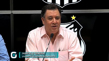 Santos veja como foi a coletiva com Marcelo Teixeira