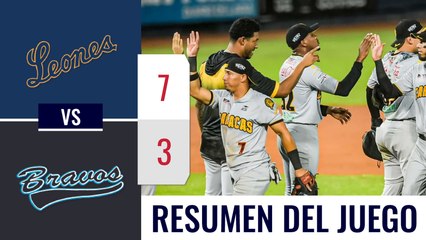 Resumen Leones vs Bravos 10-dic