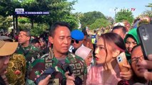 Panglima TNI Jenderal Andika Diserbu Warga Berfoto Saat Cek Pengamanan Kirab Kaesang-Erina