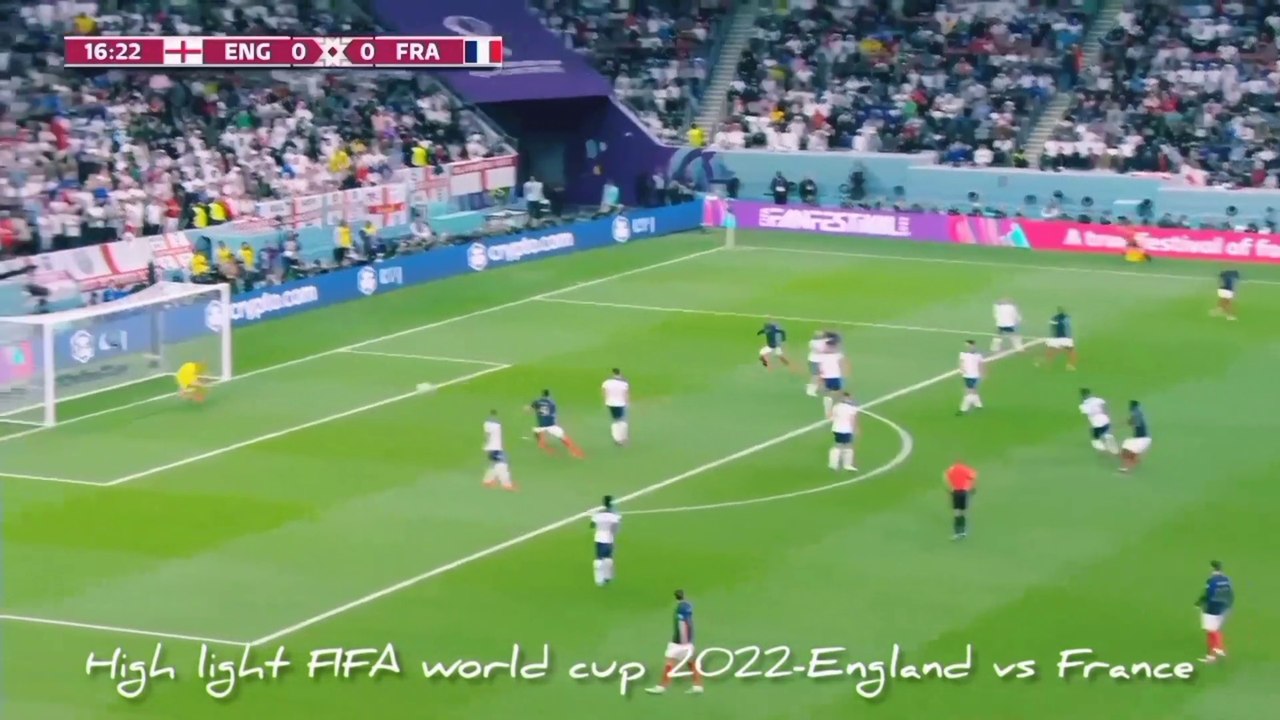 England 1 vs 2 France in Quarter Final - FIFA World Cup 2022 Highlights