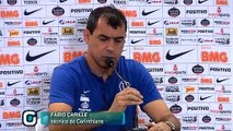 Carille enaltece Cássio em classificação e critica jogo do Corinthians