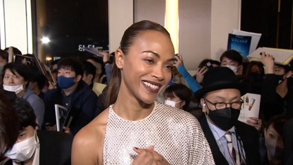 Avatar: The Way of Water Tokyo Premiere Zoe Saldana Interview