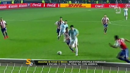 Argentina goleia Paraguai e pega Chile na final da Copa América