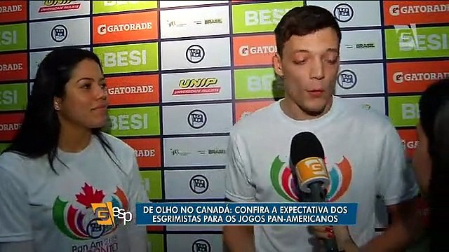 Atletas brasileiros da esgrima falam sobre os Jogos Pan-Americanos