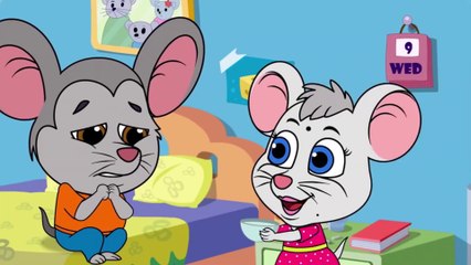 Aaj Mangalwar Hai Chuhe Ko Bukhar Hai | Hindi Rhymes | Kids song