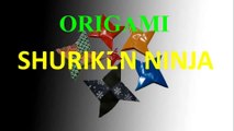 ORIGAMI : // HOW TO MAKE A NINJA SHURIKEN ORIGAMI //