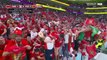Morocco celebrates after defeating Cristiano Ronaldo, Portugal 1-0 in the 2022 FIFA World Cup