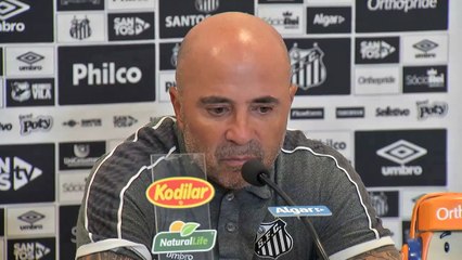 Sampaoli O resultado foi mérito do rival. O Corinthians jogou como quis