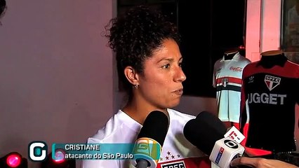 Cristiane Estou muito feliz para jogar no São Paulo