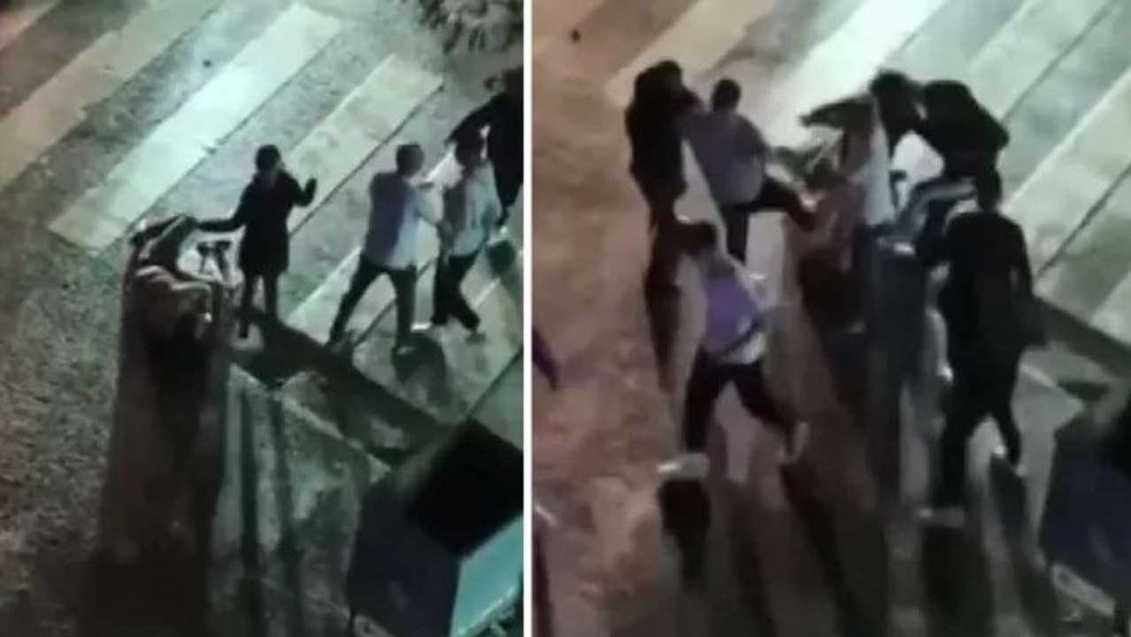 Büyükçekmece'de eşine tokat atan kişiyi çevredekiler darbetti
