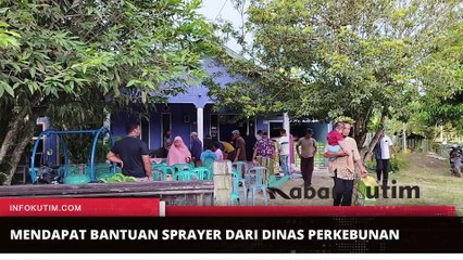 Penyerahan Sprayer Dari Dinas Perkebunan ke Desa Pulung Sari