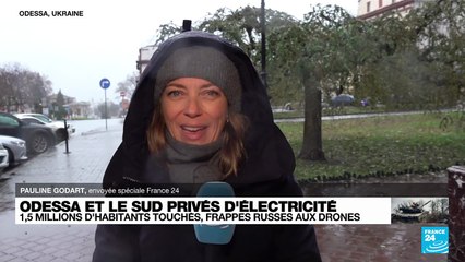 1,5 millions d'habitants privés d'électricité à Odessa