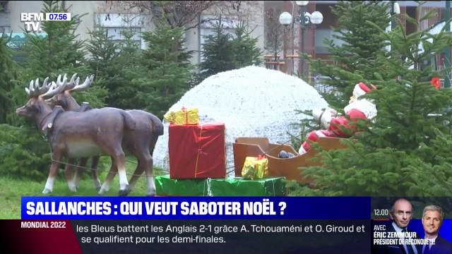 En Haute-Savoie, la ville de Sallanches traque le saboteur de Noël