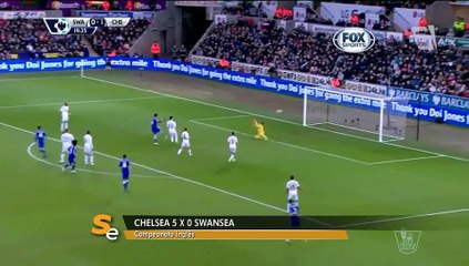 Oscar e Diego Costa marcam em goleada do Chelsea