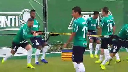 Imagens do treino do Palmeiras desta segunda-feira