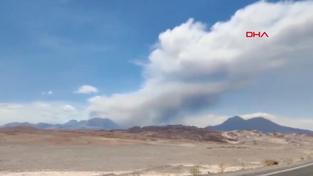 Şili'de yanardağ patlaması