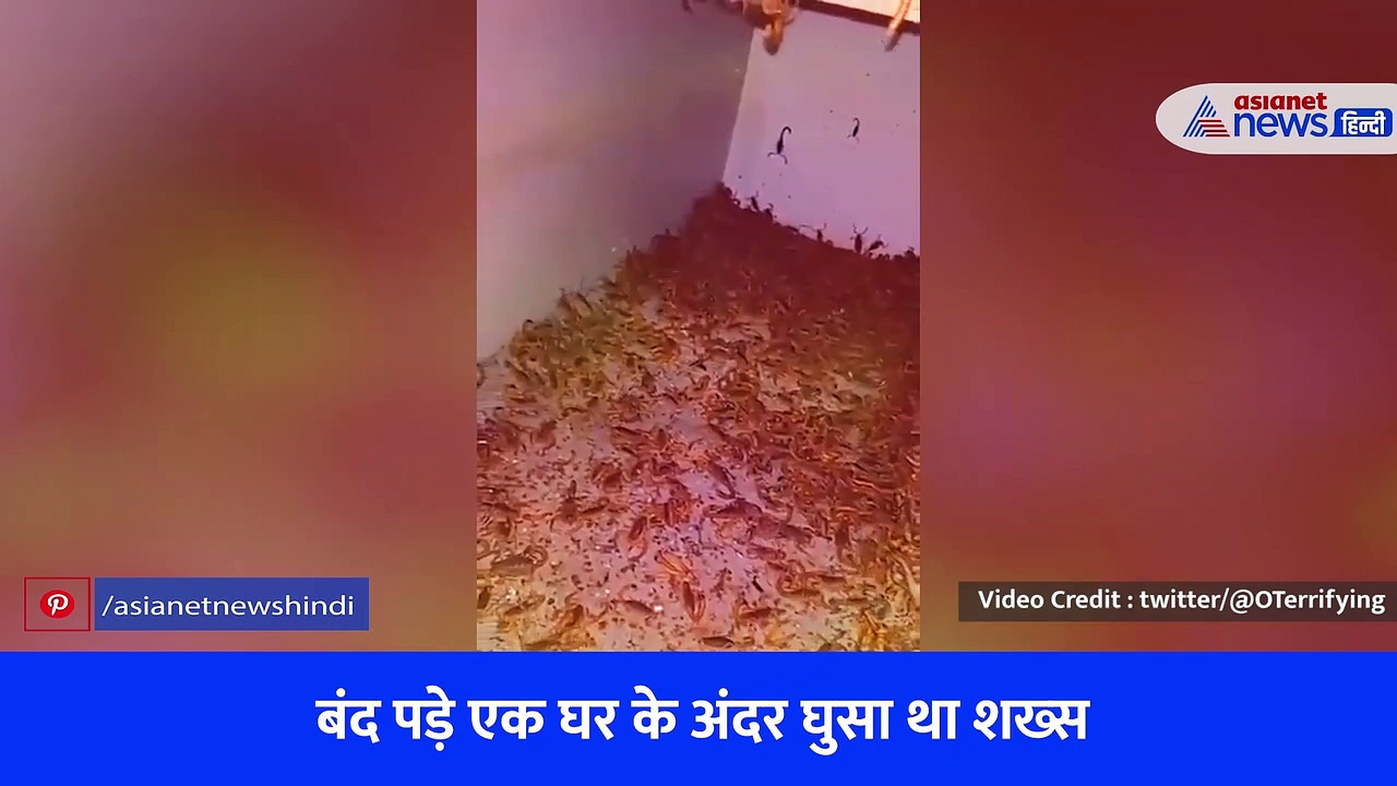 बंद पड़े एक घर के अंदर घुसा था शख्स, सामने आया खौफनाक मंजर