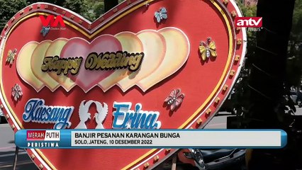 PENJUAL KARANGAN BUNGA BANJIR PESANAN DI SOLO