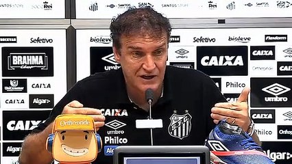 Coletiva do técnico Cuca depois da vitória diante do Atlético-PR