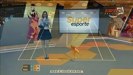 Nadal mostra boa forma e avança no torneio