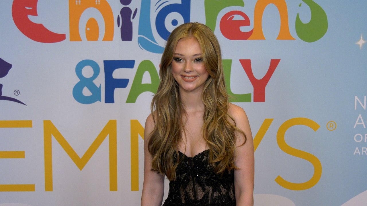 Sophie Grace "First Annual Children's & Family Creative Arts Emmys" Purple Carpet in LA